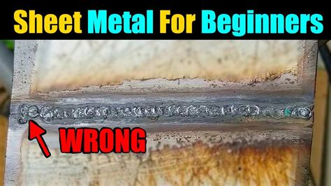 can you weld sheet metal with flux core wire|flux core welding tricks.